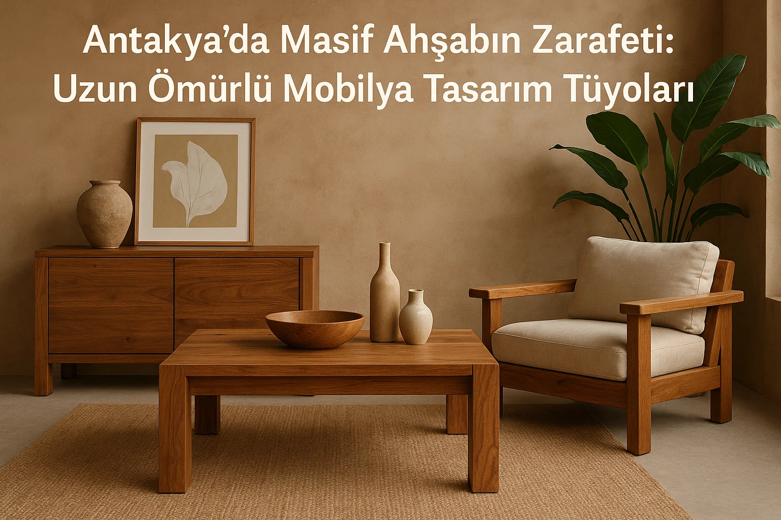 Antakya’da Masif Ahşabın Zarafeti: Uzun Ömürlü Mobilya Tasarım Tüyoları